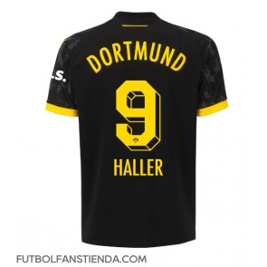 Borussia Dortmund Sebastien Haller #9 Segunda Equipación 2023-24 Manga Corta